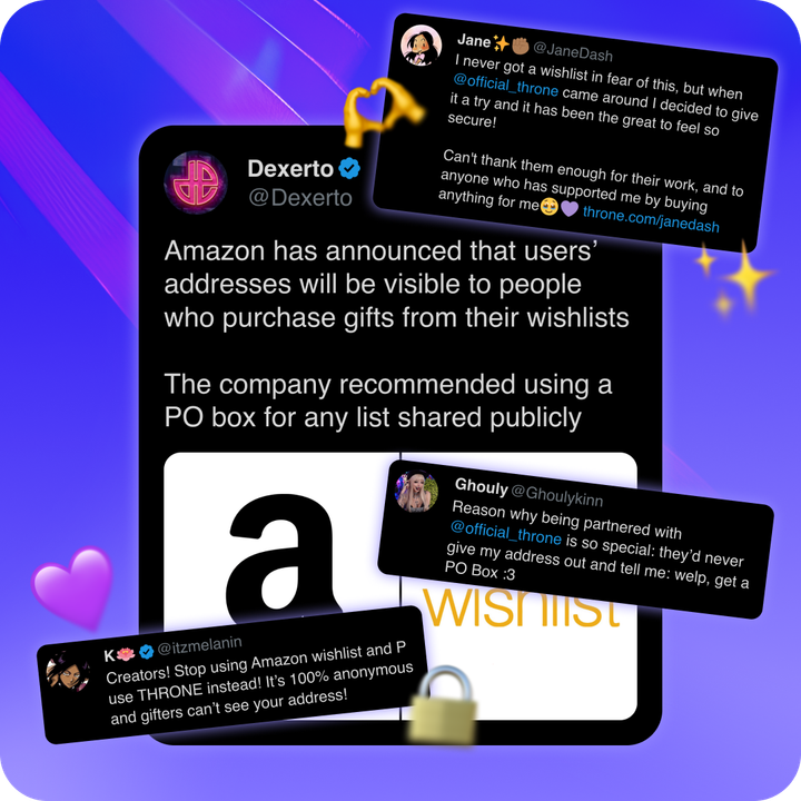 Amazon Wishlist Update: Privacy Changes & Throne